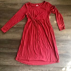 Old Navy pleated front Jersey Maternity Dress